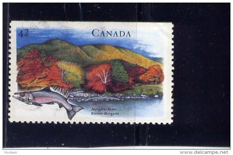 CANADA  1992 USED # 1408,  HERITAGES RIVERS: MARGAREE In NS USED - Oblitérés