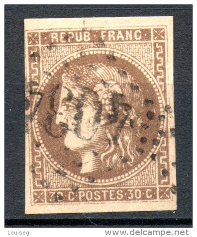 FRANCE Timbre Oblitéré    CERES     N° 47 - 1870 Uitgave Van Bordeaux
