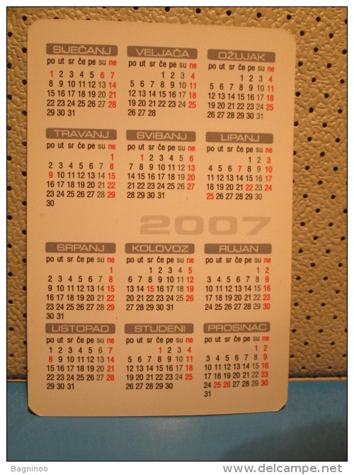 Football Club VARTEKS Varazdin Pocket Calendar 2007 - Small : 2001-...