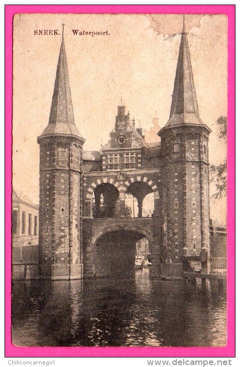 Sneek - Waterpoort - H.W.K. - J. A. D. HEERIUS - 1915 - Sneek