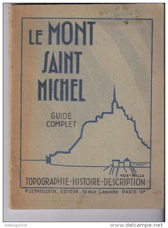 Le Mont Saint Michel - 1929 - Otros & Sin Clasificación