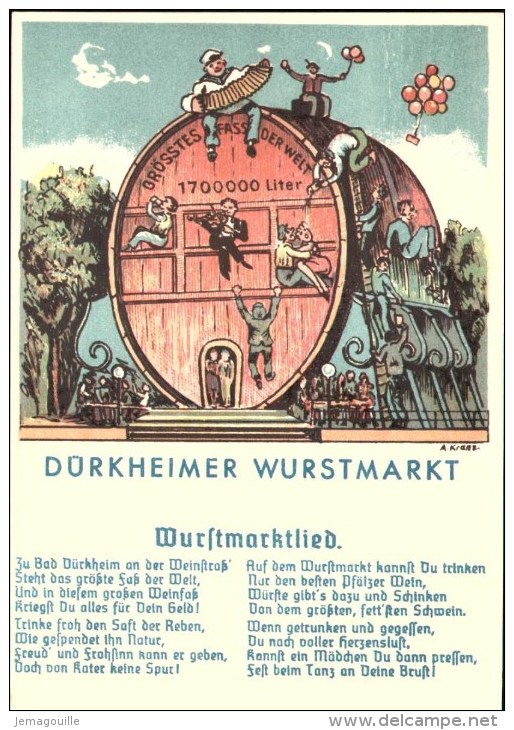 Über 500 Jahre - DÜRKHEIMER WURSTMARKT - Kurstadt Bad Dürkheim - Y-2 - Bad Duerkheim