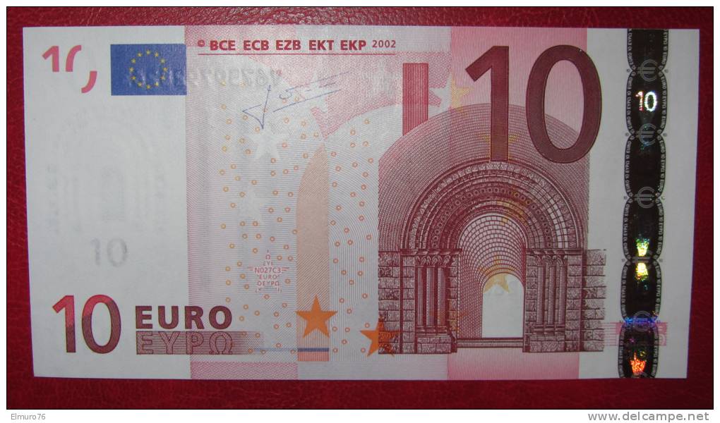 10 Euro N027G4 Greece Serie Y Perfect UNC - 10 Euro