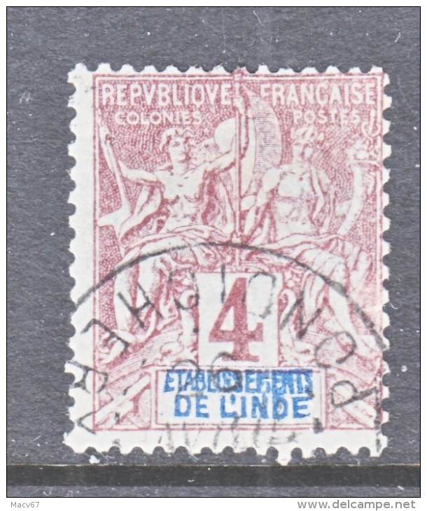 FRENCH  INDIA  3   (o) - Used Stamps