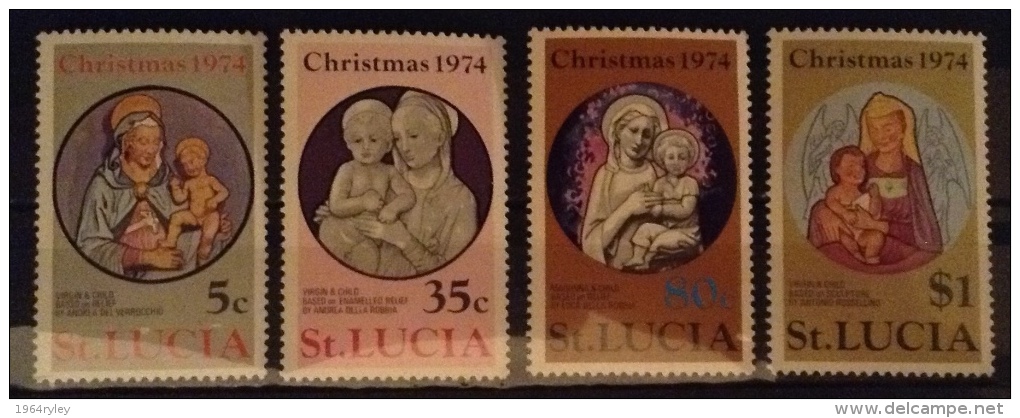 St. Lucia 1974  MNH**  # 362/365 - Ste Lucie (...-1978)