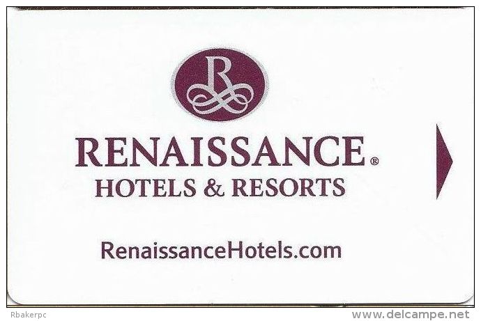 Renaissance Hotels - Hotel Room Key Card - Hotel Keycards