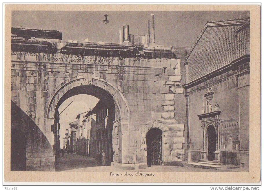 C386 !!! FANO ARCO D'AUGUSTO 1957 F.G. !!! - Fano