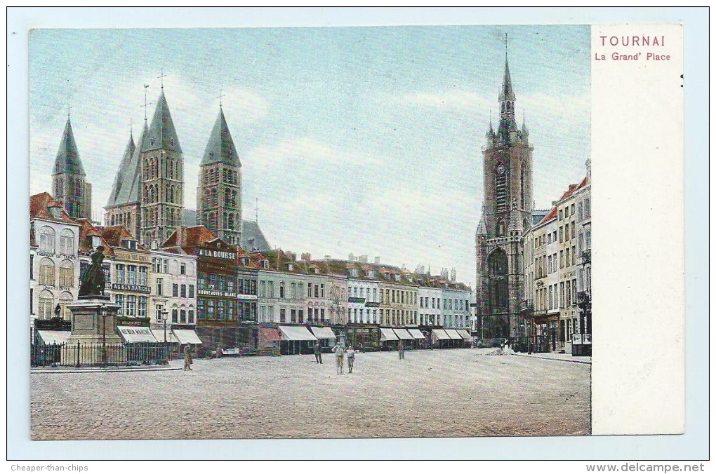 Tournai - Le Grand' Place - Dos Simple - Tournai