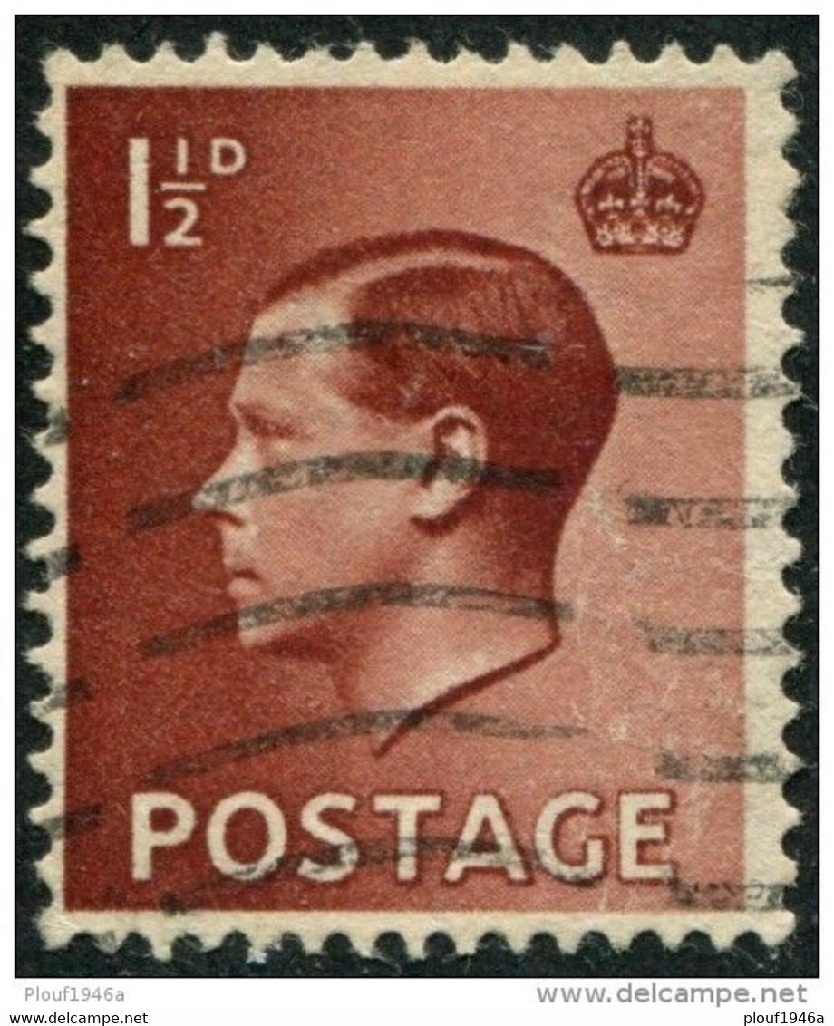 Pays : 200,4 (G-B) Yvert Et Tellier N° :   207 (o)  Filigrane J - Used Stamps