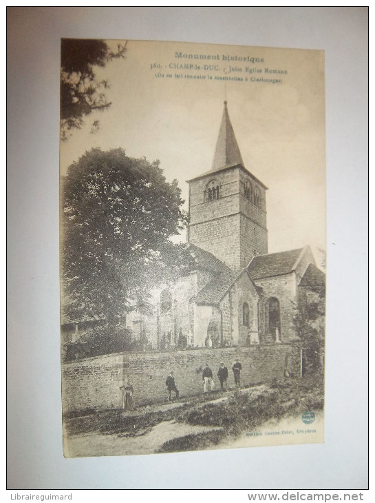 4rd - CPA N°560 - CHAMP LE DUC - Jolie église Romane -  [88] - Vosges - - Other & Unclassified