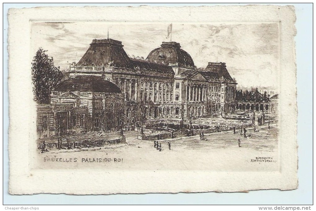 Bruxelles - Palais Du Roi - Eau Forte - Monuments