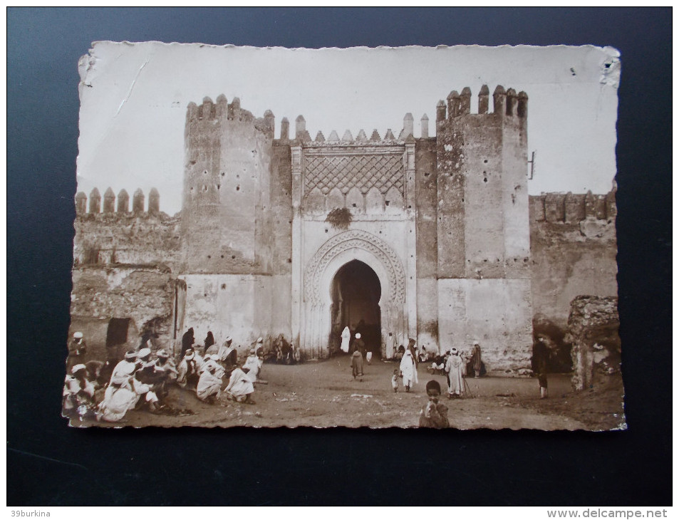 MEKNES Bab Mansour  1947 - Meknès