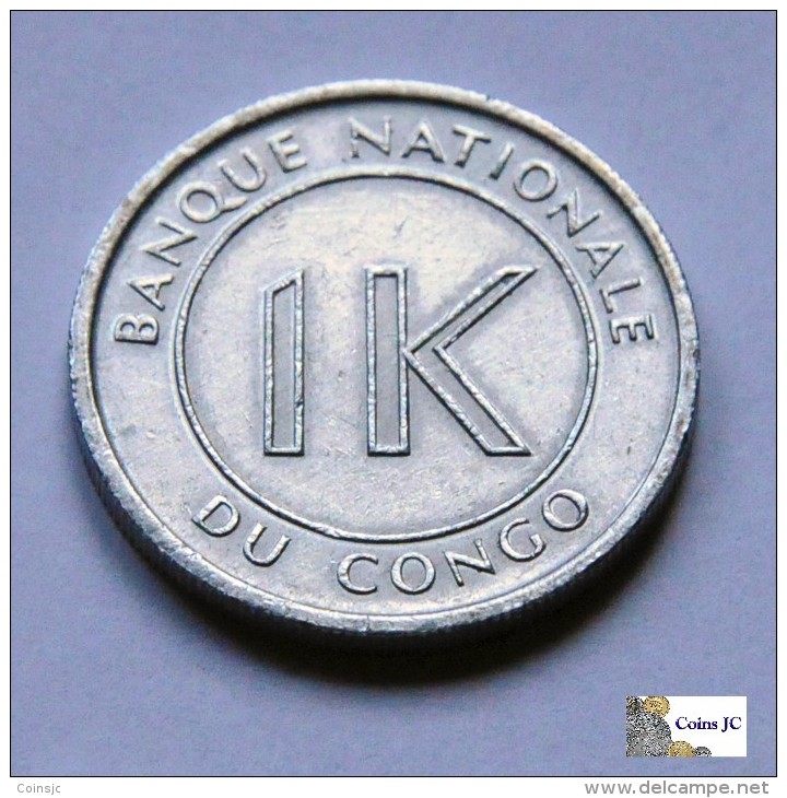 Congo Democratic Republic - 1 Likuta - 1967 - Congo (Democratic Republic 1964-70)