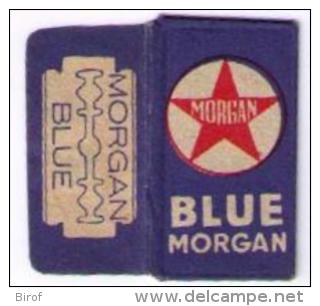 LAMETTA DA BARBA - MORGAN BLUE - ANNO 1950 - Razor Blades