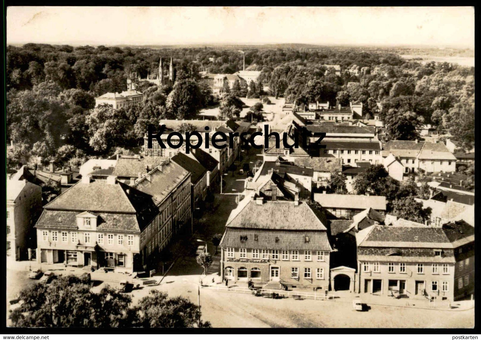 ÄLTERE POSTKARTE NEUSTRELITZ PANORAMA GESAMTANSICHT Ansichtskarte AK Cpa Postcard - Neustrelitz