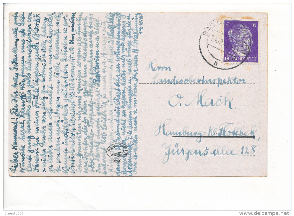 PK-CP Deutschland, Bad Oeynhausen, Gebraucht, Siehe Bilder! - *) + Briefmarke Hitler - Bad Oeynhausen