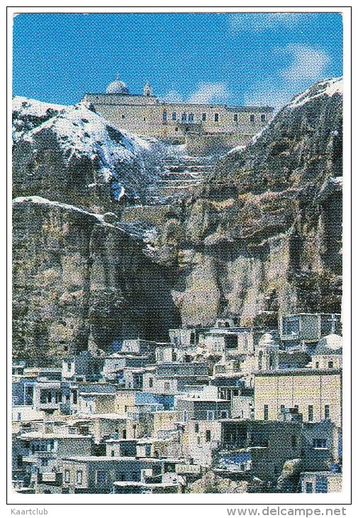 Syrie: Le Couvent St-Serge Surplombe Le Village - Maaloula -  (Syrie/Syria) - Siria