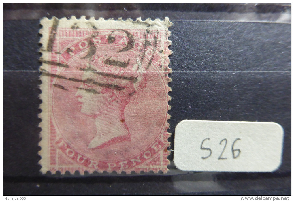 GB 4p Rose 1857  Scott 26 - Ohne Zuordnung