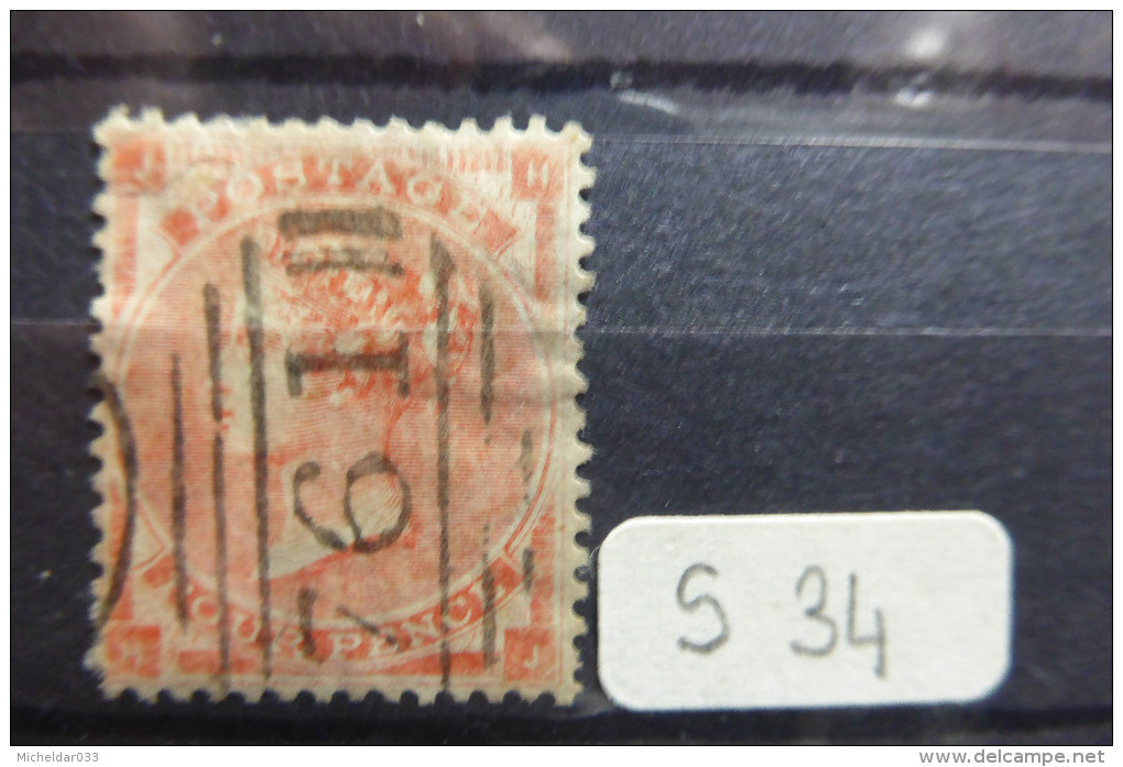 GB 4p Vermillon  1862 Scott 34 - Non Classificati