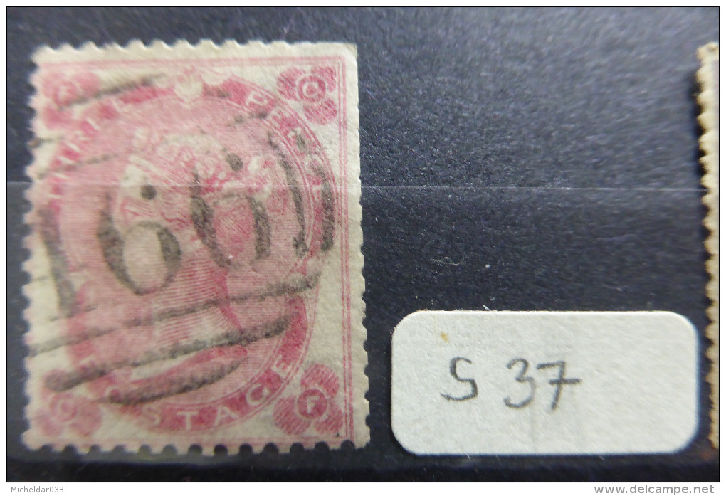 GB 3p Rose Pale  1862 Scott 37 - Ohne Zuordnung