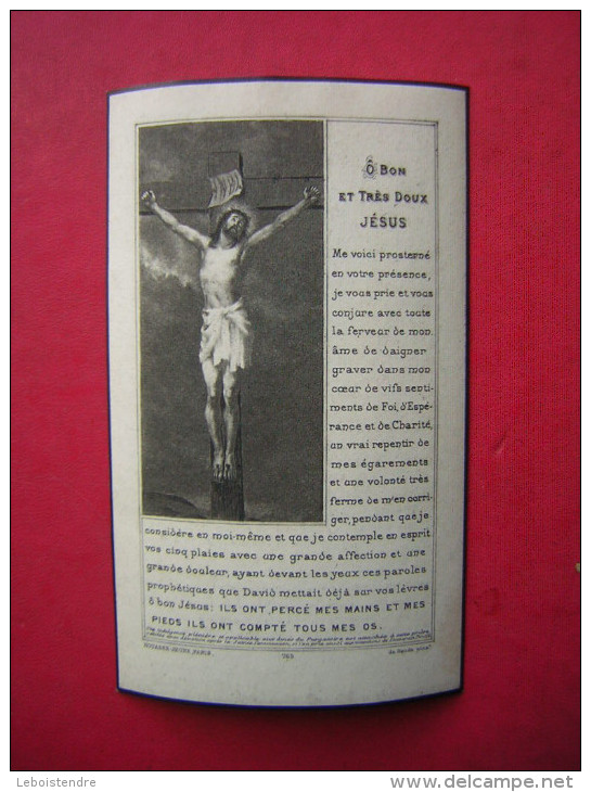 UNE IMAGE PIEUSE / RELIGIEUSE SOUVENEZ VOUS DANS VOS PRIERES DE EDOUARD GAUTIER PARDE  MEMBRE DU CONSEIL PAROISSIAL - Images Religieuses