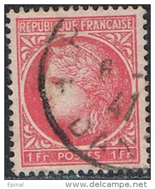 FRANCE : N° 676 Oblitéré En 1947 (TàD Lisible) En 4 Exemplaires (Type Cérès De Mazelin) - PRIX FIXE - - 1945-47 Ceres (Mazelin)