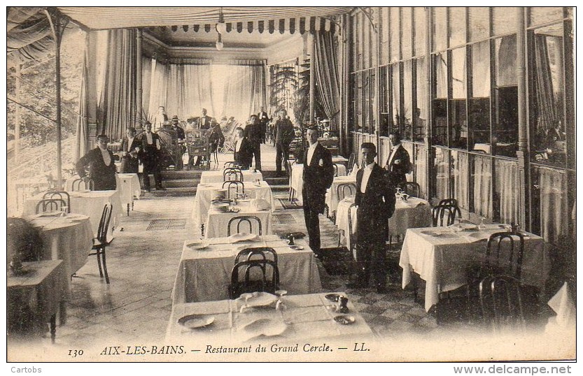 73 AIX-les-BAINS  Restaurant Du Grand Cercle - Aix Les Bains