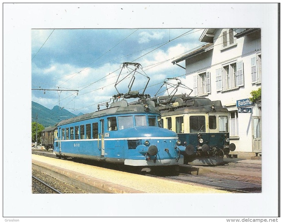 STATION BALSTHAL AM 29 JUNI 1982 - Balsthal