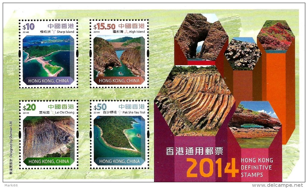 Hong Kong - 2014 - Natural Wonders - Mint Souvenir Sheet With High Values Stamps - Unused Stamps