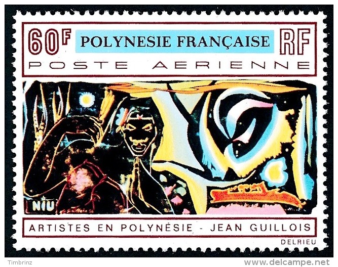 POLYNESIE 1970 - Yv. PA 42 **   Cote= 21,00 EUR - Tableau De Jean Guillois ..Réf.POL23061 - Neufs