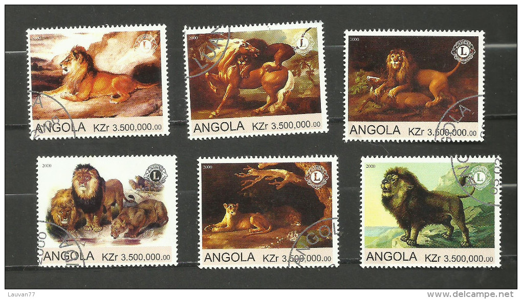 Angola Année 2000 "Lions" - Angola