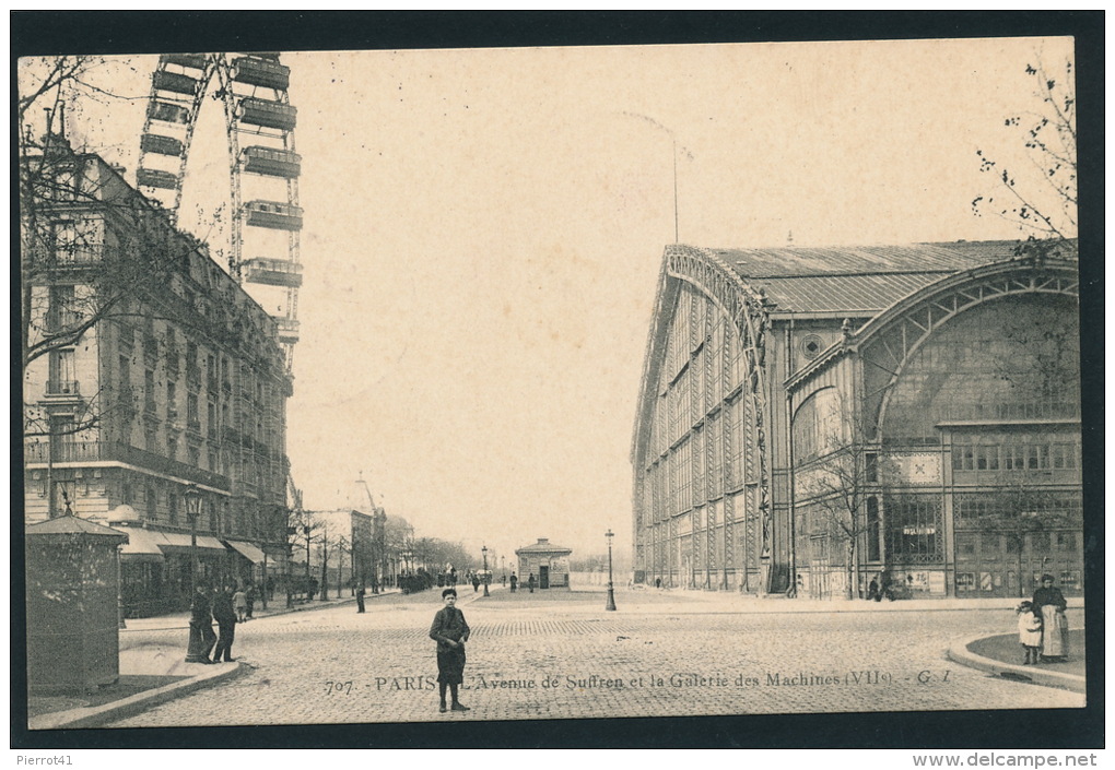 PARIS - VIIème Arrondissement - Avenue De Suffren Et La Galerie Des Machines ( Grande Roue ) - Arrondissement: 07