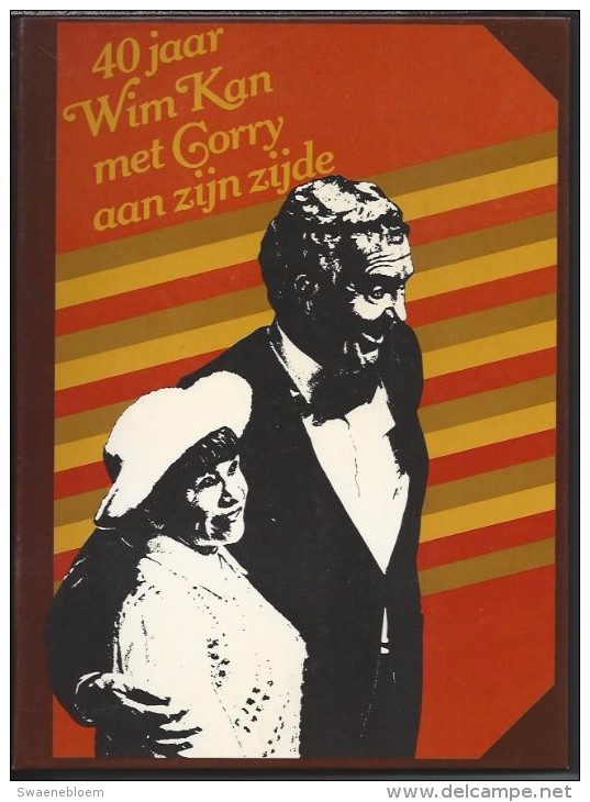 NL.- Boek. 40 Jaar Wim Kan Met Corry Aan Zijn Zijde. Met ABC Koerier 29 Augustus 1976. 3 Scans - Antiquariat