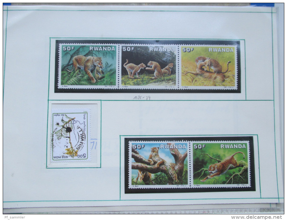 Motivsammlung Tiere / Pflanzen / Natur. Belege / Sonderstempel. 1980 / 90er Jahre. 75 Belege + Marken! zum Weitersammeln