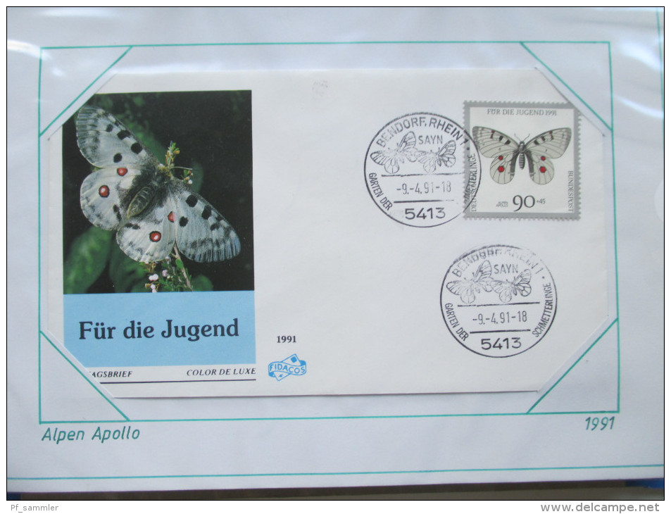 Motivsammlung Tiere / Pflanzen / Natur. Belege / Sonderstempel. 1980 / 90er Jahre. 75 Belege + Marken! zum Weitersammeln