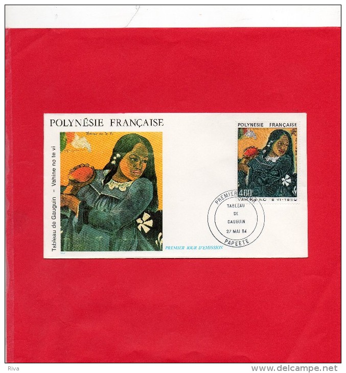 Pli En 1° Jour Du 27/5/1984  N° Pa 184 ( Tableau De GAUGUIN -- VAHINE ) - Covers & Documents