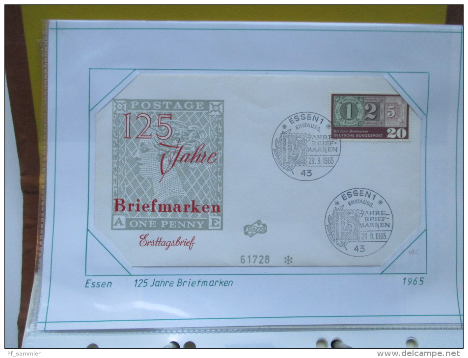 Motivsammlung 500 Jahre Post / Briefmarkenausstellungen. Belege / Sonderstempel / Marken Viel Material. Bund