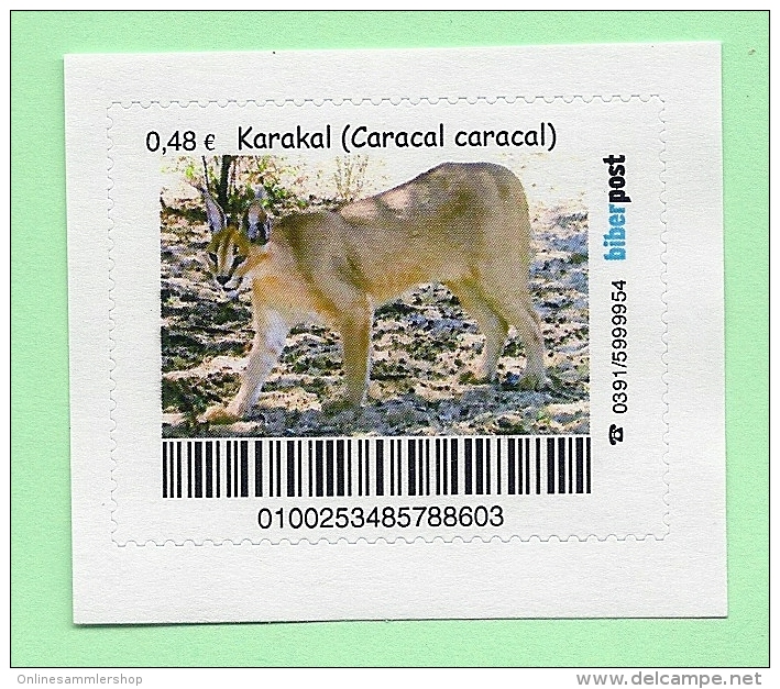 Privatpost -  Biberpost  -  Karakal (Caracal Caracal) - Raubkatzen