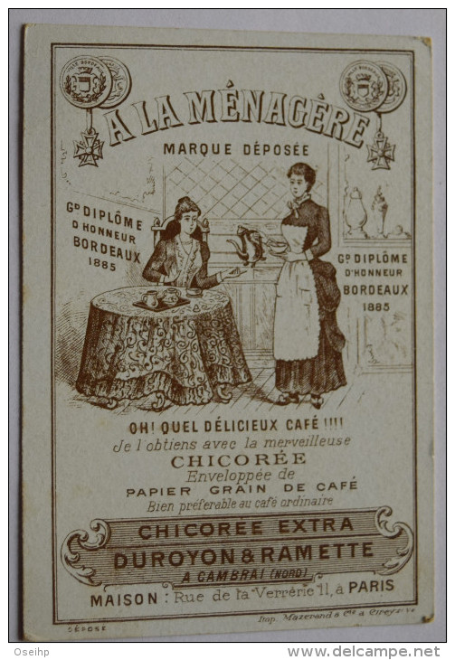 Chromo Doré Chocolat Duroyon & Ramette Rébus Il Faut Rattraper Le Chasseur Qui L'a Tué - Meunier Moulin Ane Gendarme - Duroyon & Ramette