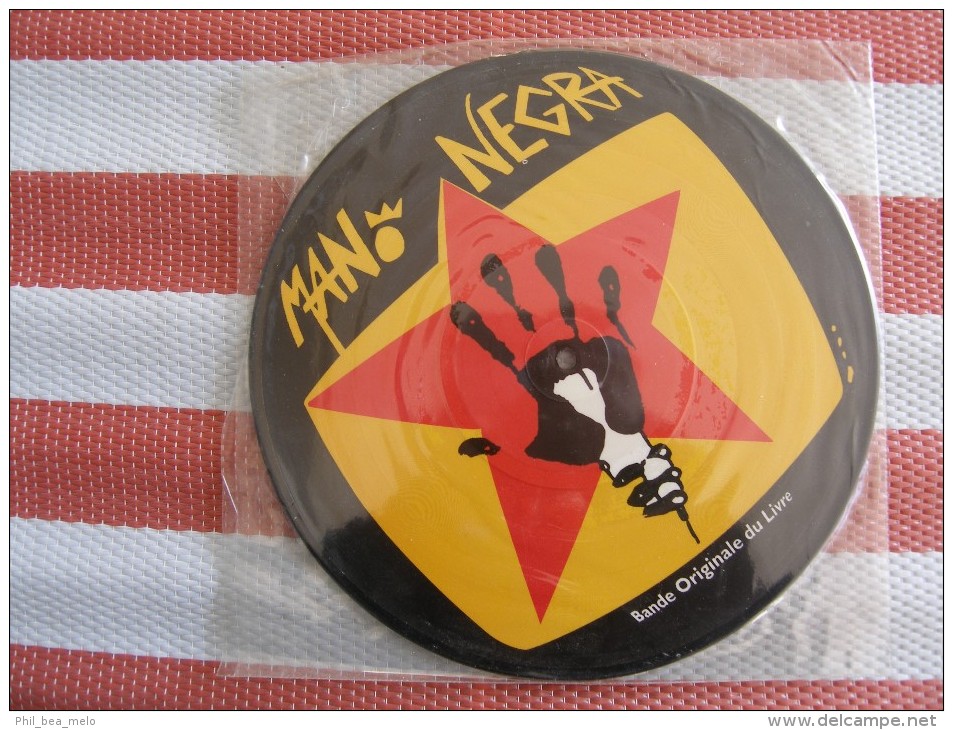 MUSIQUE - VINYL 33 TOURS - MANO NEGRA LE LIVRE PLUS LE PICTURE DISC - LP - EXCELLENT ETAT - Autres & Non Classés