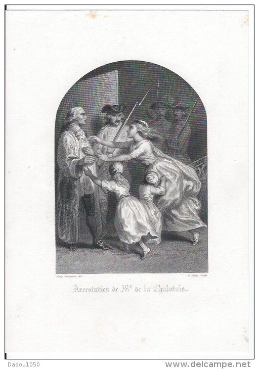 Arrestation De Mr De Chalotais - Lithographies