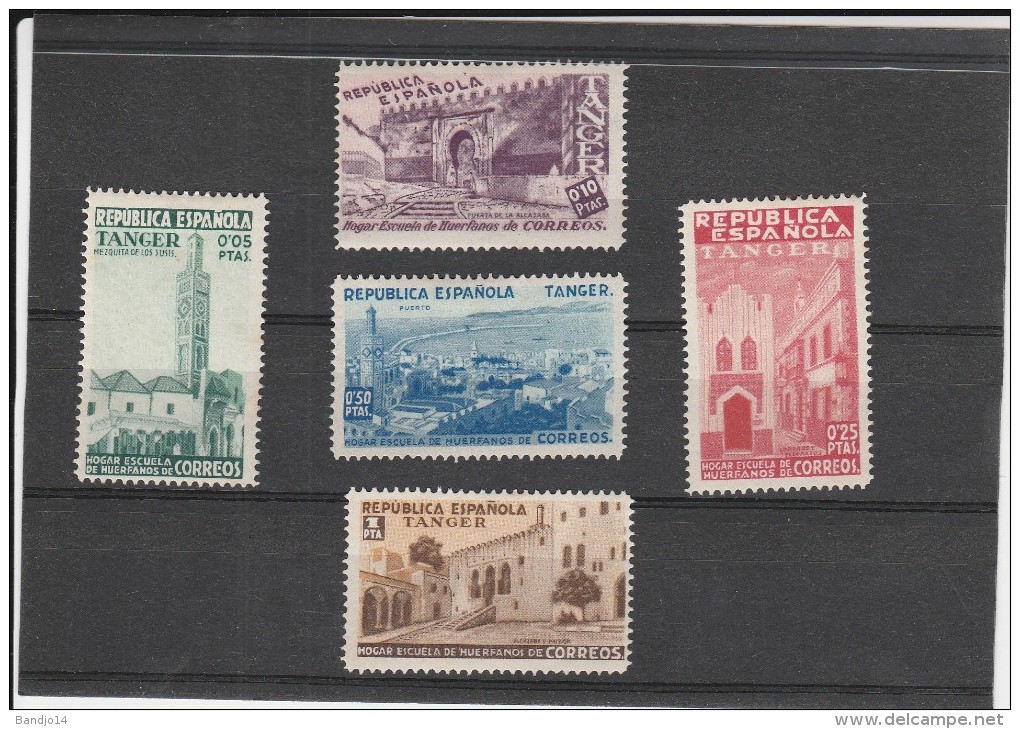 Tanger  Serie De 5   Timbres Neuf * - Marruecos Español