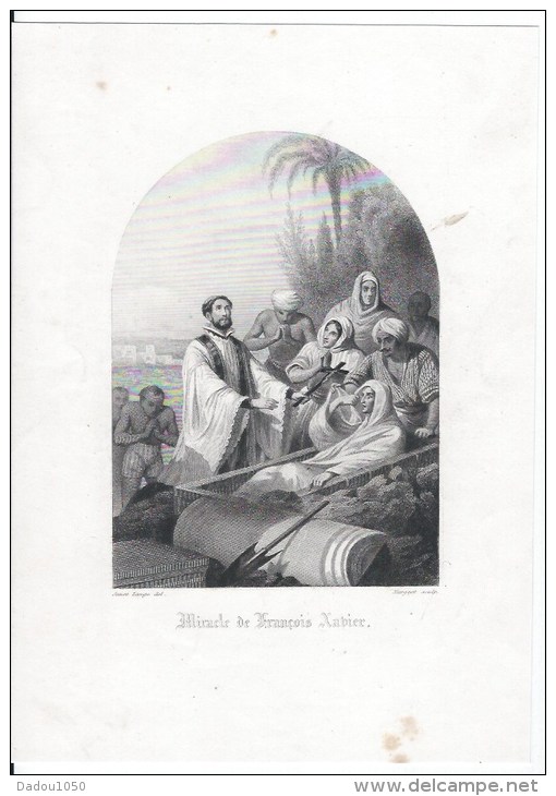 Miracle De François Xavier - Lithographies