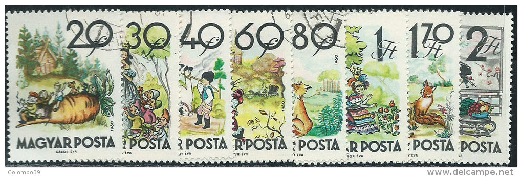 Ungheria 1960 Usato -Mi.1718/25  Yv.1403/10 - Usati