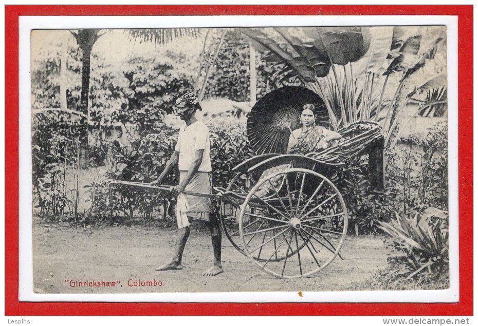 ASIE --  SRI LANKA - ( CEYLON )  -  Colombo - Ginrickshaw - Sri Lanka (Ceylon)