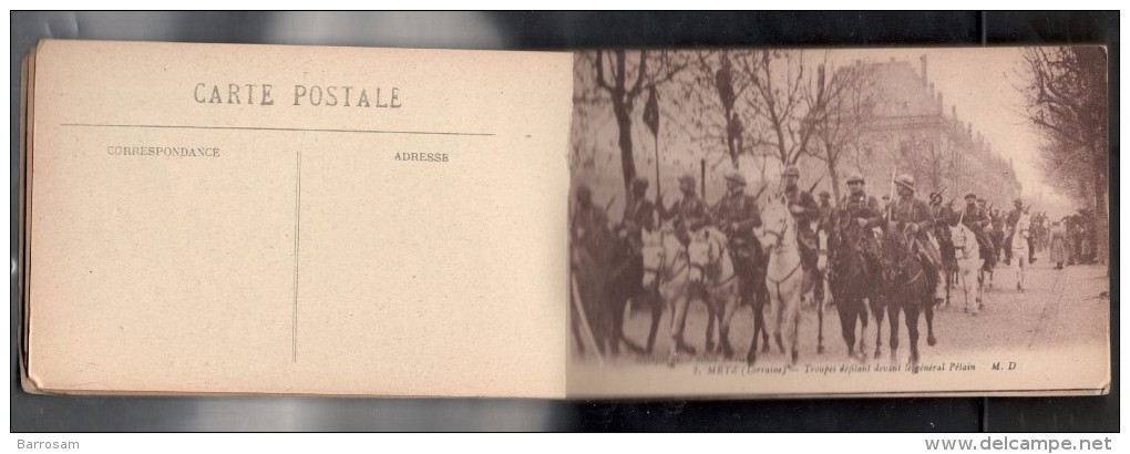 France1914-18:METZ Booklet(complete With 24 Postcards)with Scenes Of Metz During WWI - Unclassified