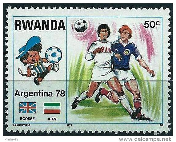 Rwanda 1978 - World Football Cup In Argentina ( Mi 946- YT 844 ) MNH** - 1978 – Argentine