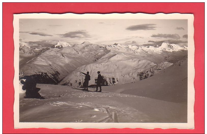 WINTERLANDSCHAFT Bei DAVOS, Panorama Von Der Parsennfurka - Davos