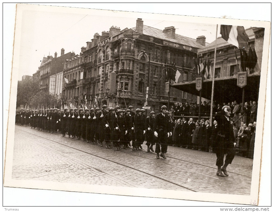 LE HAVRE CEREMONIE DU 11 NOVEMBRE 1947 BOULEVARD DE STRASBOOURG FORMAT 18 CMS SUR 13 CMS - Guerre, Militaire