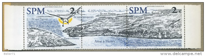 France, Saint Pierre Et Miquelon : N° 785 Et 786 Xx Année 2002 - Neufs